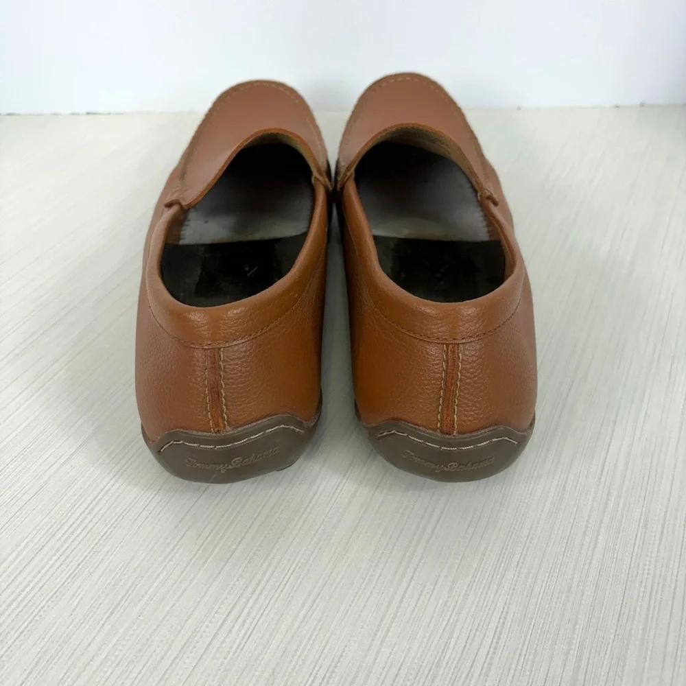 Tommy Bahama Amalfi Leather Driving Loafer Shoes Mens 11.5 D Brown